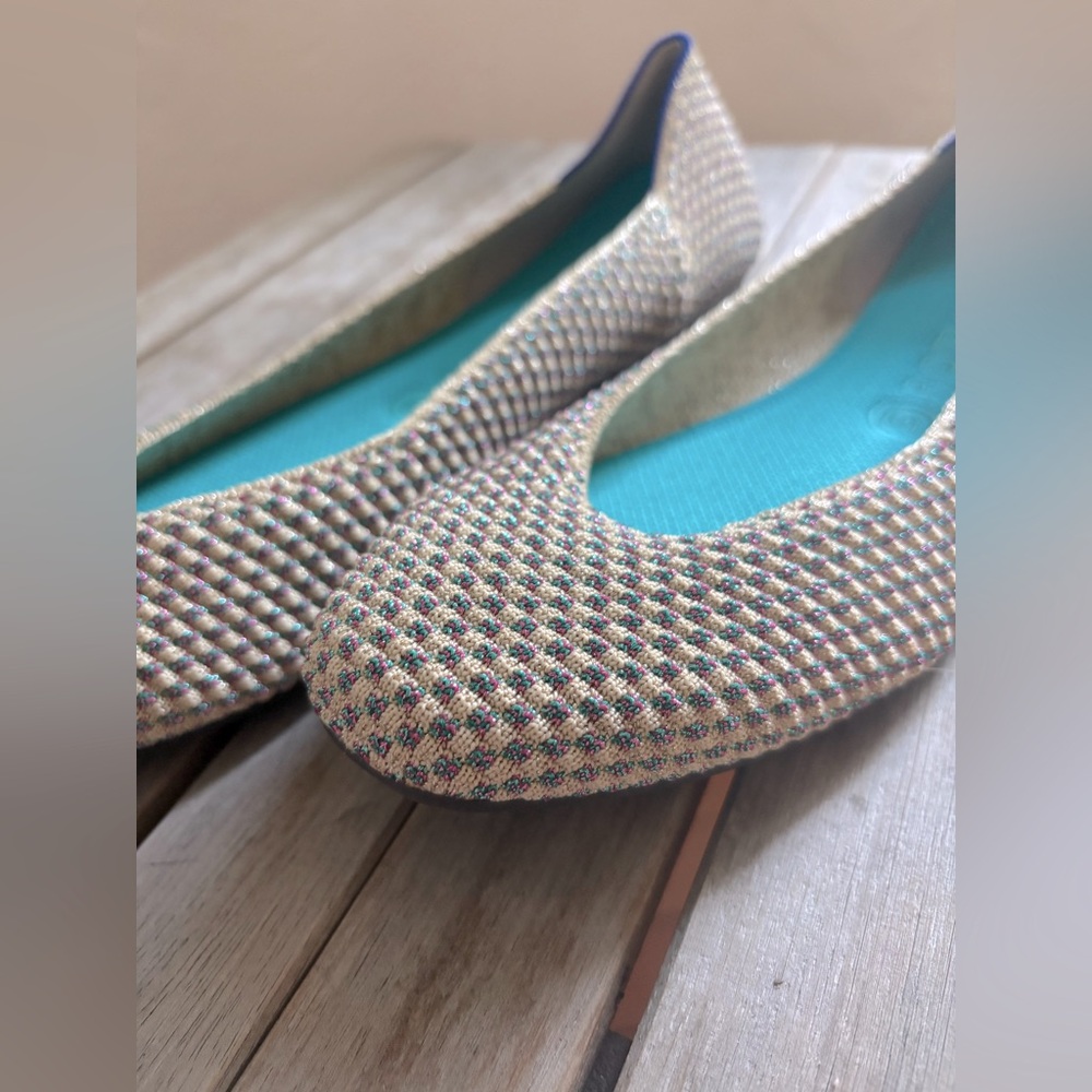 Rothy’s The Flat Limited Edition Metallic Weave Flats